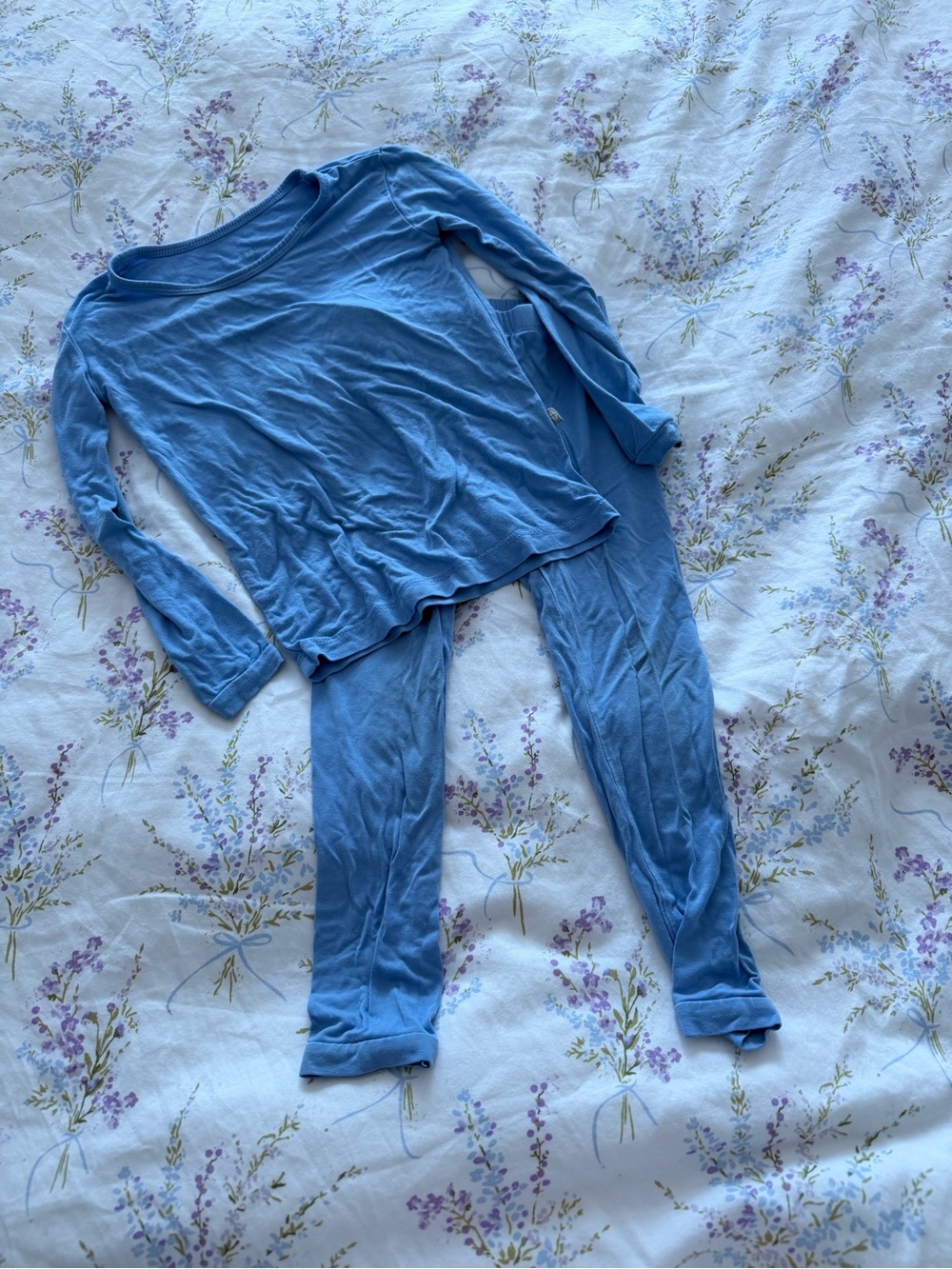 Kyte BABY Blue Long Sleeve Pajama Set